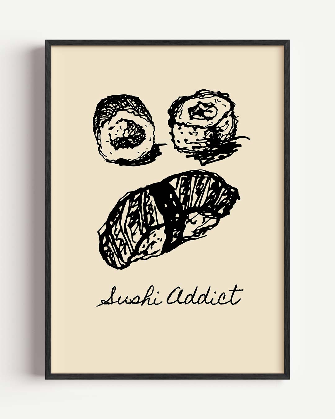 Sushi Addict Poster-WallArtistic