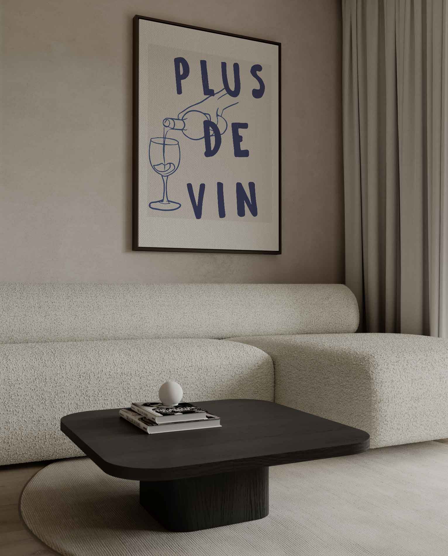 Plus de Vin Wijnposter