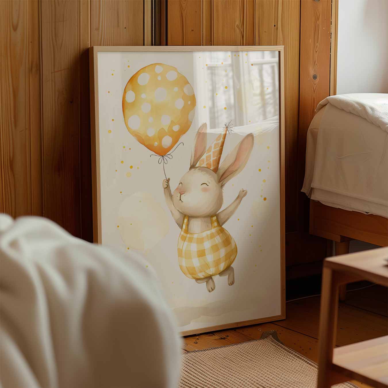 Vrolijke Konijntje Poster-WallArtistic