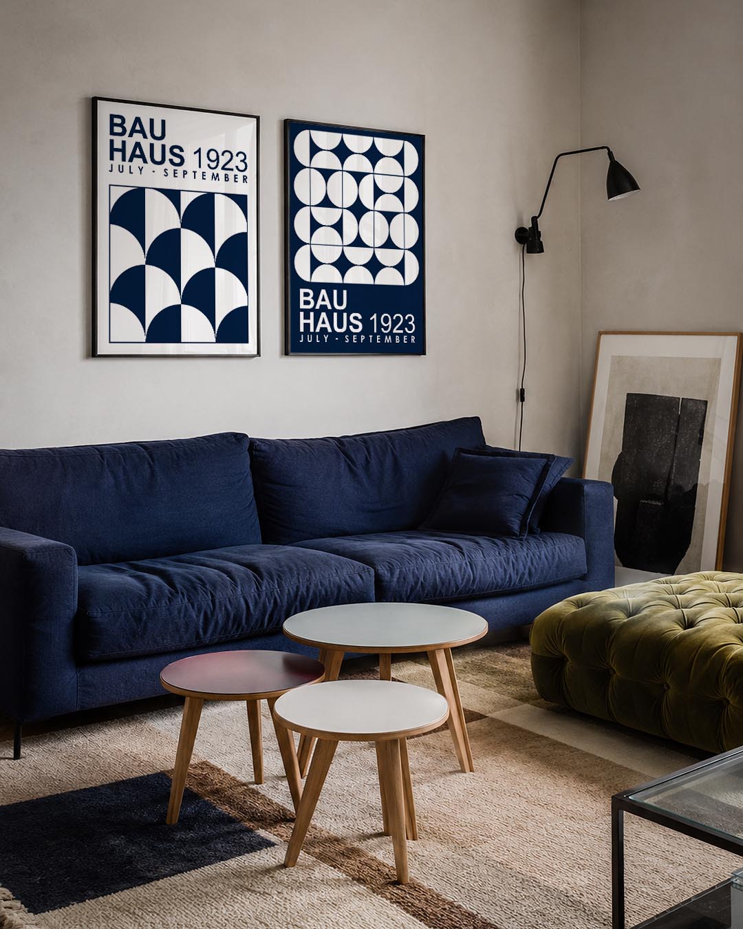 Halve cirkelpatronen Posterset
