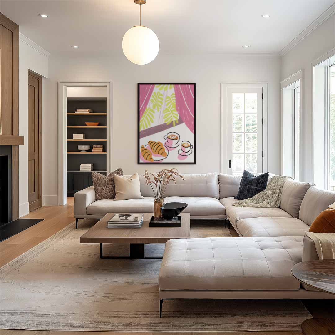 Ontluikend Ontbijt Kunstwerk-canvas-dibond-plexiglas-wanddecoratie-WallArtistic