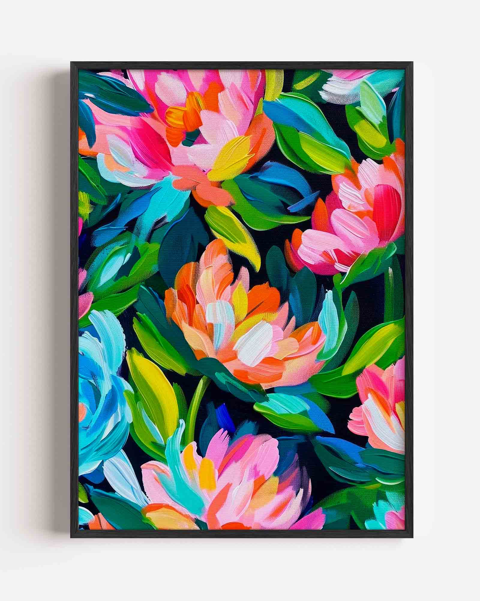 Bloemenexplosie Poster