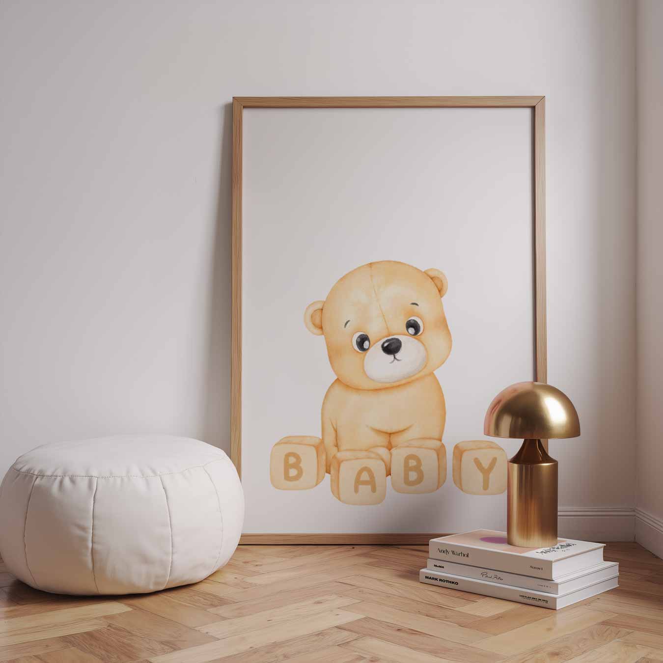 Schattige Beer Baby Poster