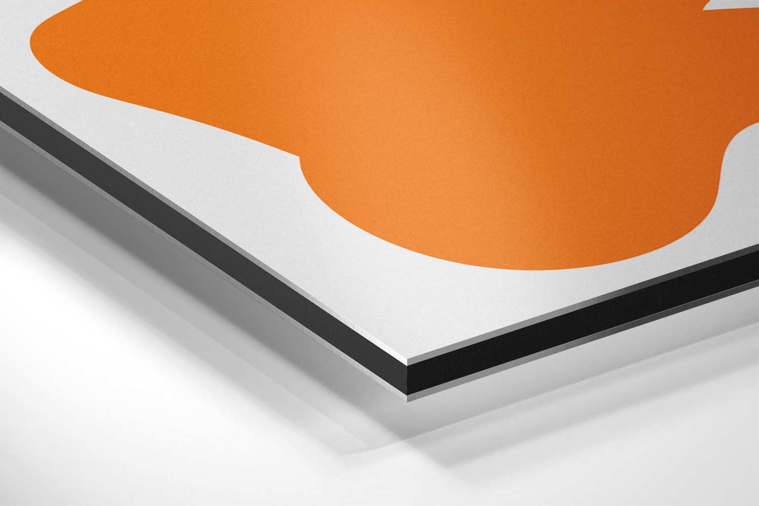 Vloeiende Vormen Abstract Kunstwerk-canvas-dibond-plexiglas-wanddecoratie-WallArtistic