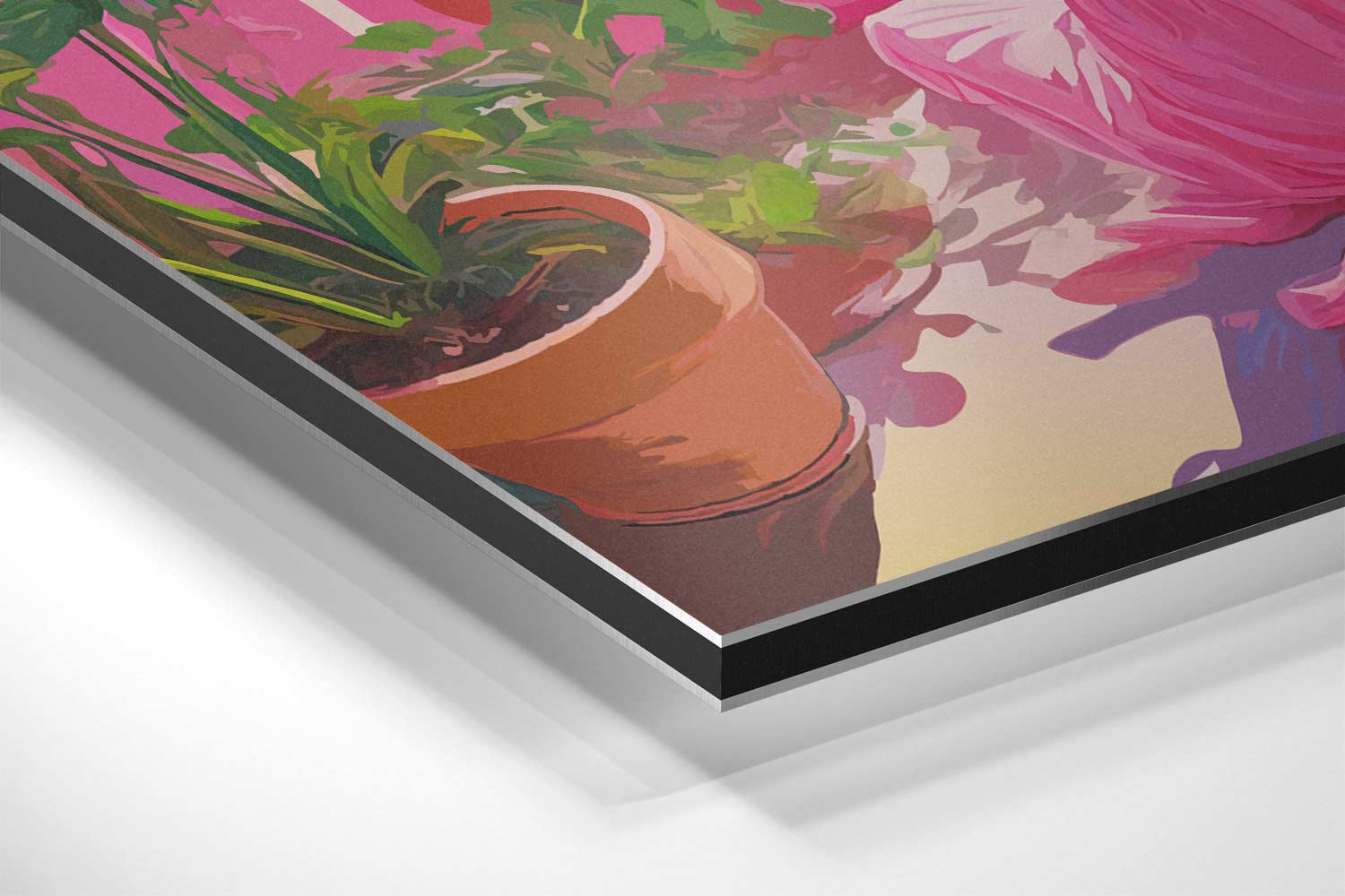Dagdromen bij de Zee Kunstwerk-canvas-dibond-plexiglas-wanddecoratie-WallArtistic