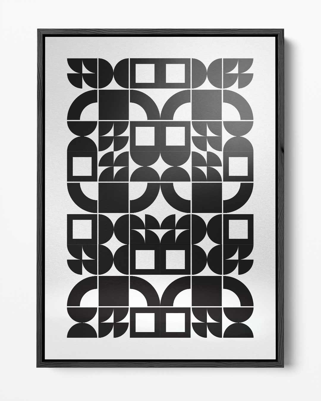 Moderne Geometrische Patronen Kunstwerk-canvas-dibond-plexiglas-wanddecoratie-WallArtistic