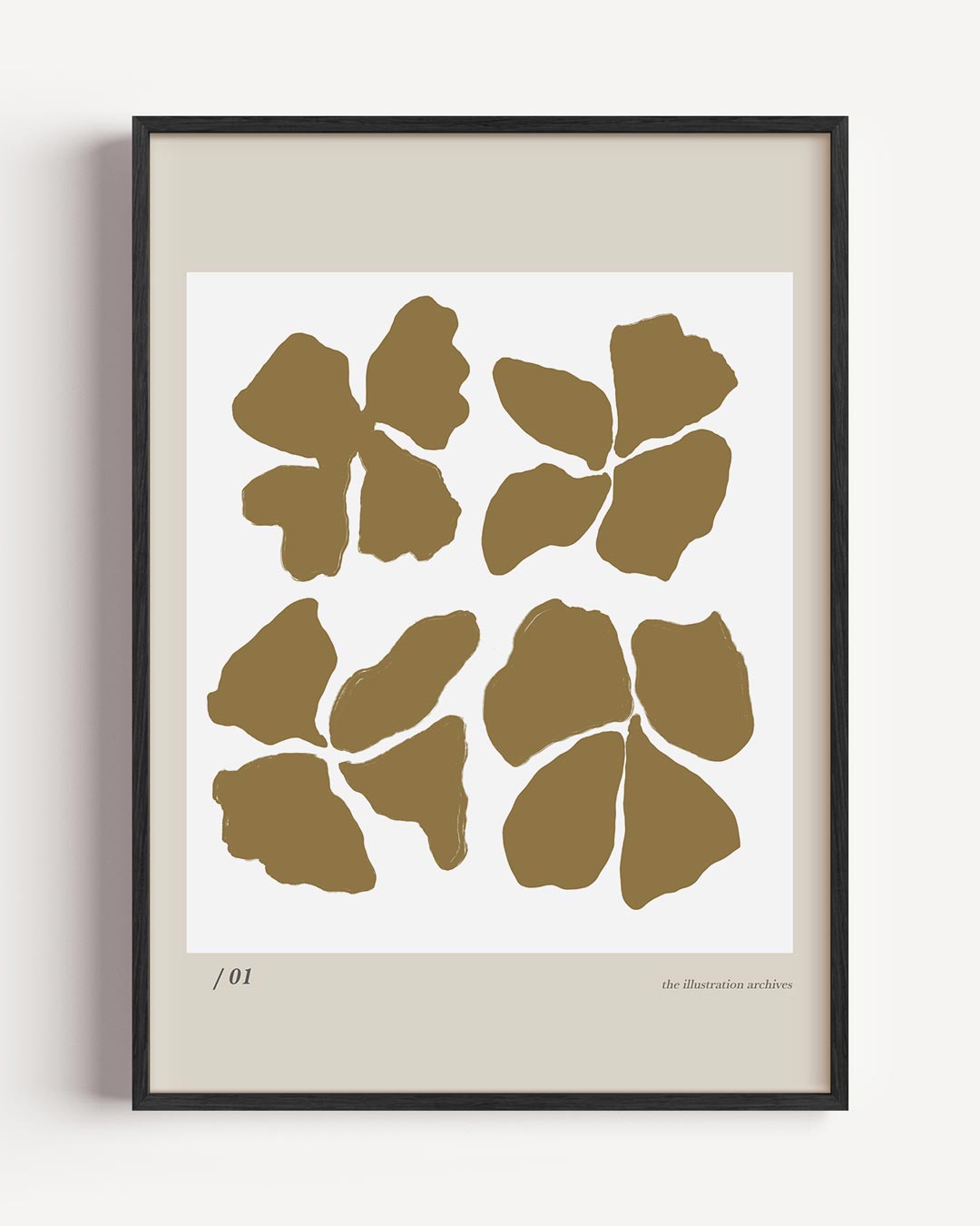 Bloemen Abstractie Poster-WallArtistic