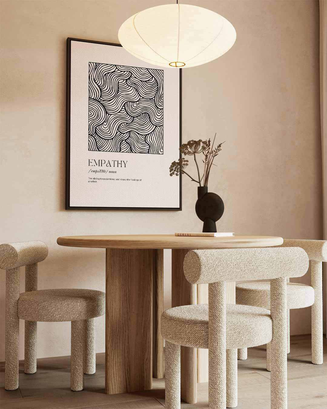 Golvende Empathie Kunstwerk-canvas-dibond-plexiglas-wanddecoratie-WallArtistic