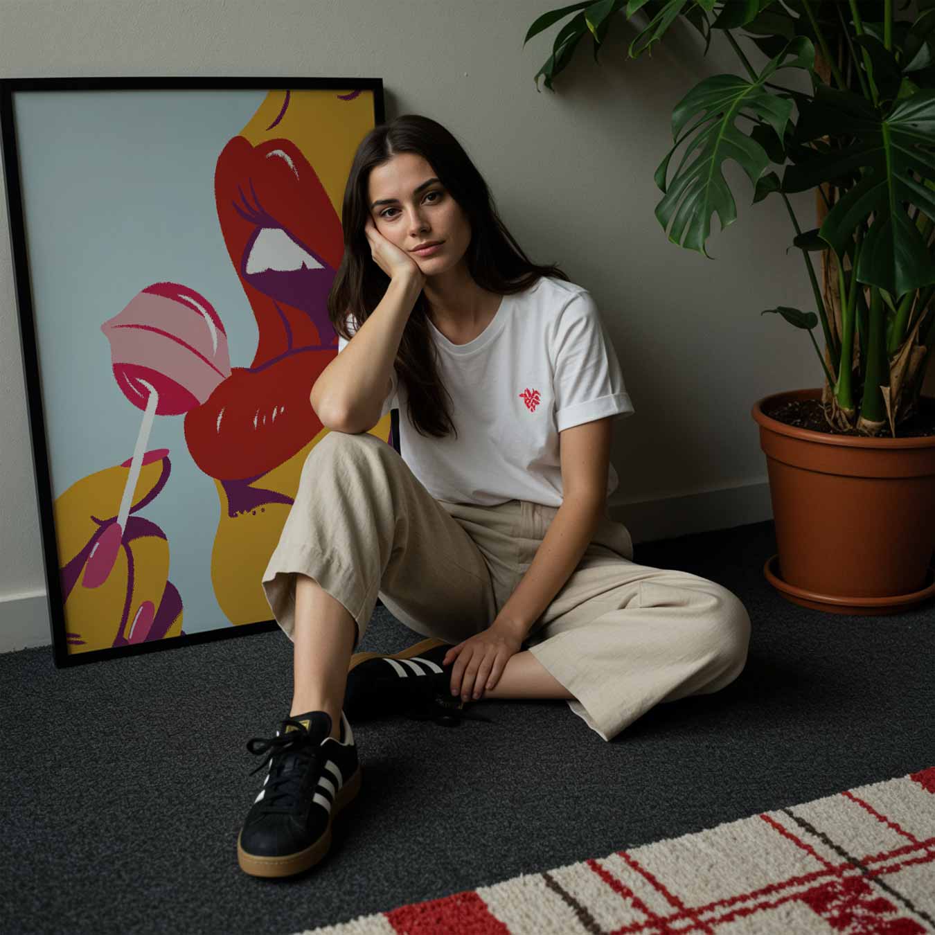 Zoete Schoonheid Poster-WallArtistic