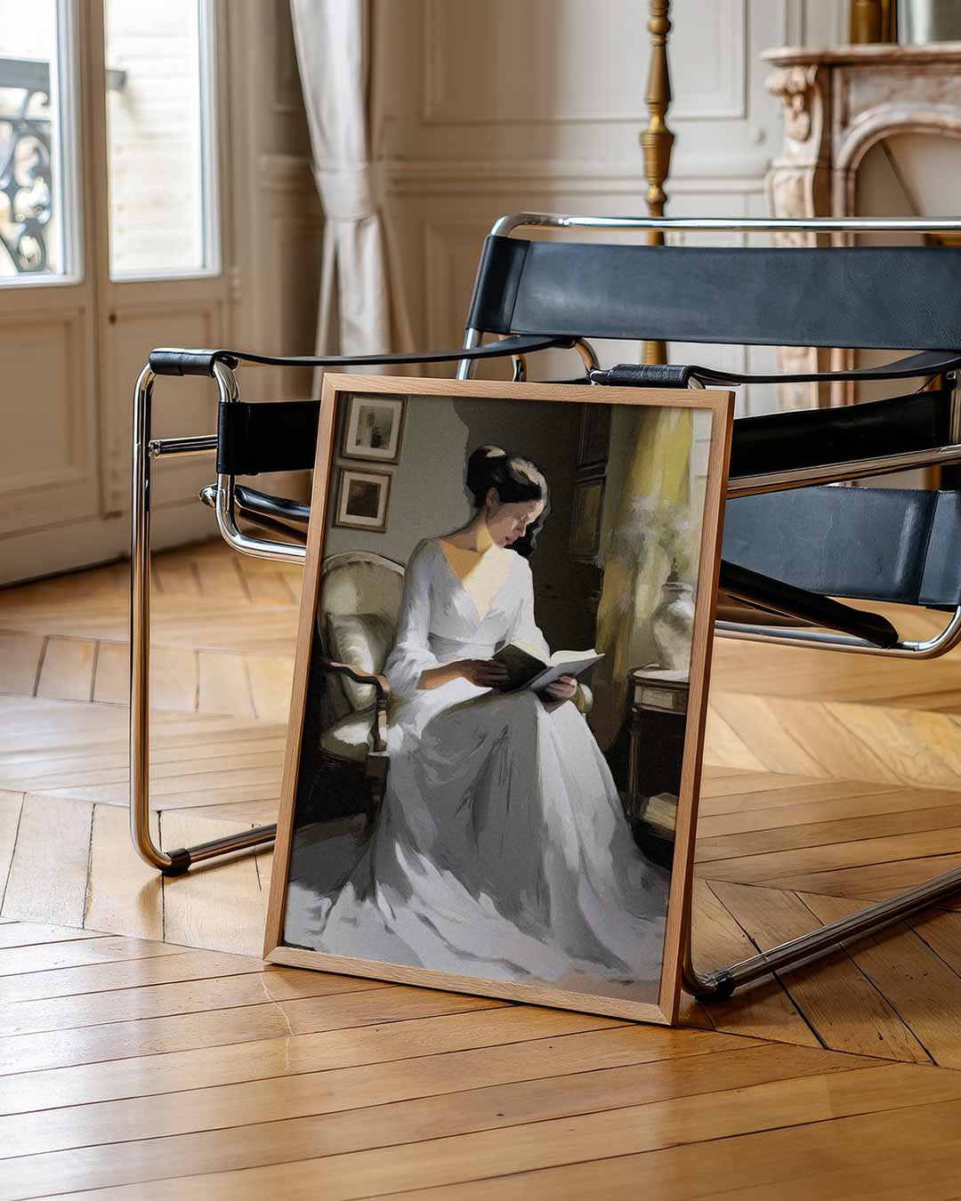 Elegante Leeshoek Poster