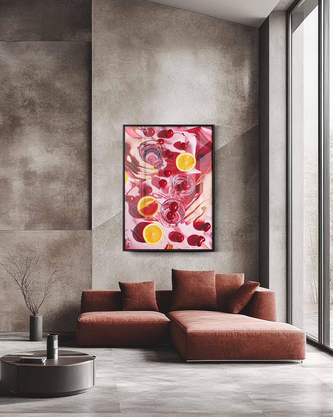 Fruitige Toost Kunstwerk-canvas-dibond-plexiglas-wanddecoratie-WallArtistic