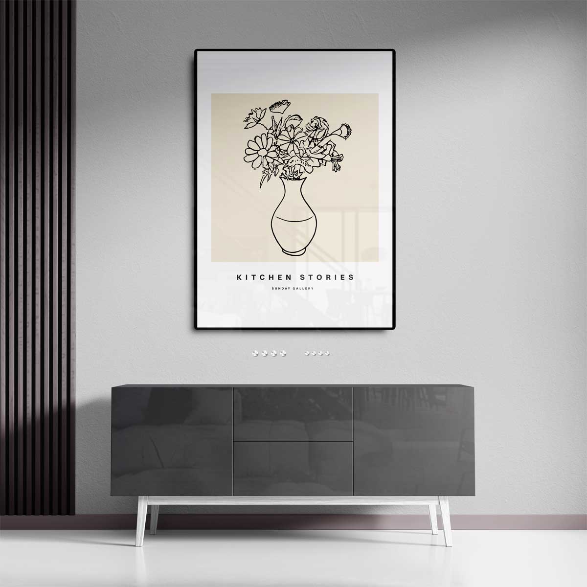 Bloemenpracht in Vaas Kunstwerk-canvas-dibond-plexiglas-wanddecoratie-WallArtistic