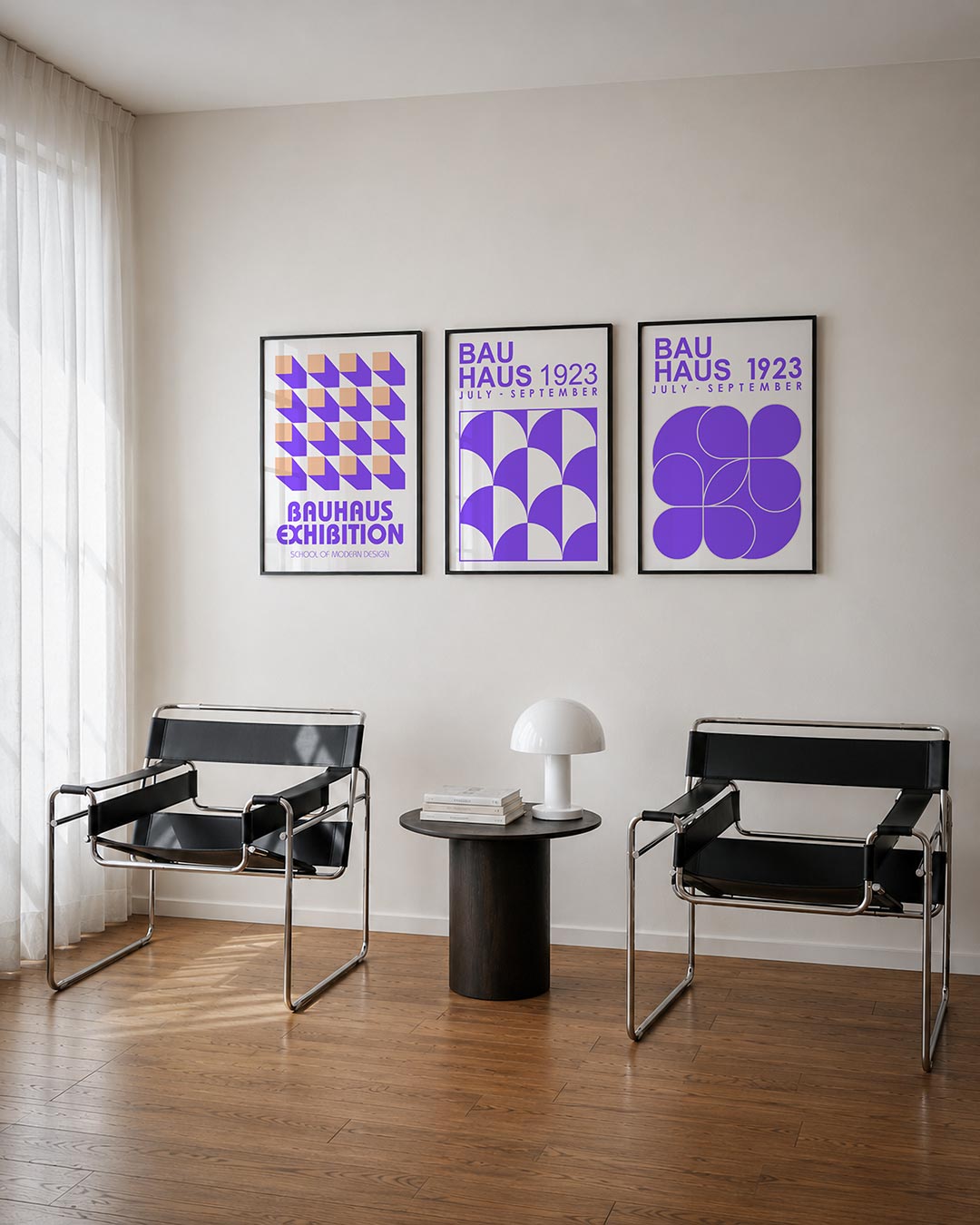 Vorm en schaduw Posterset