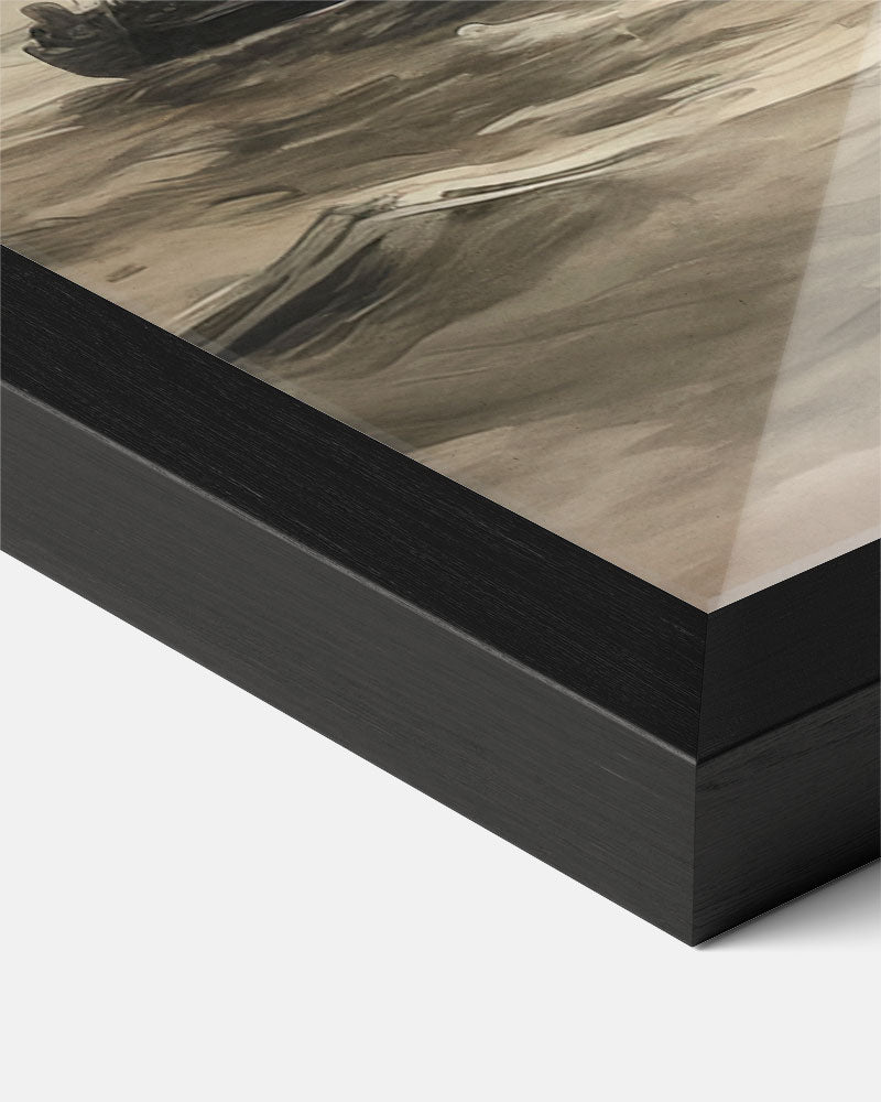 Zeilboten op de Rustige Zee Poster-WallArtistic