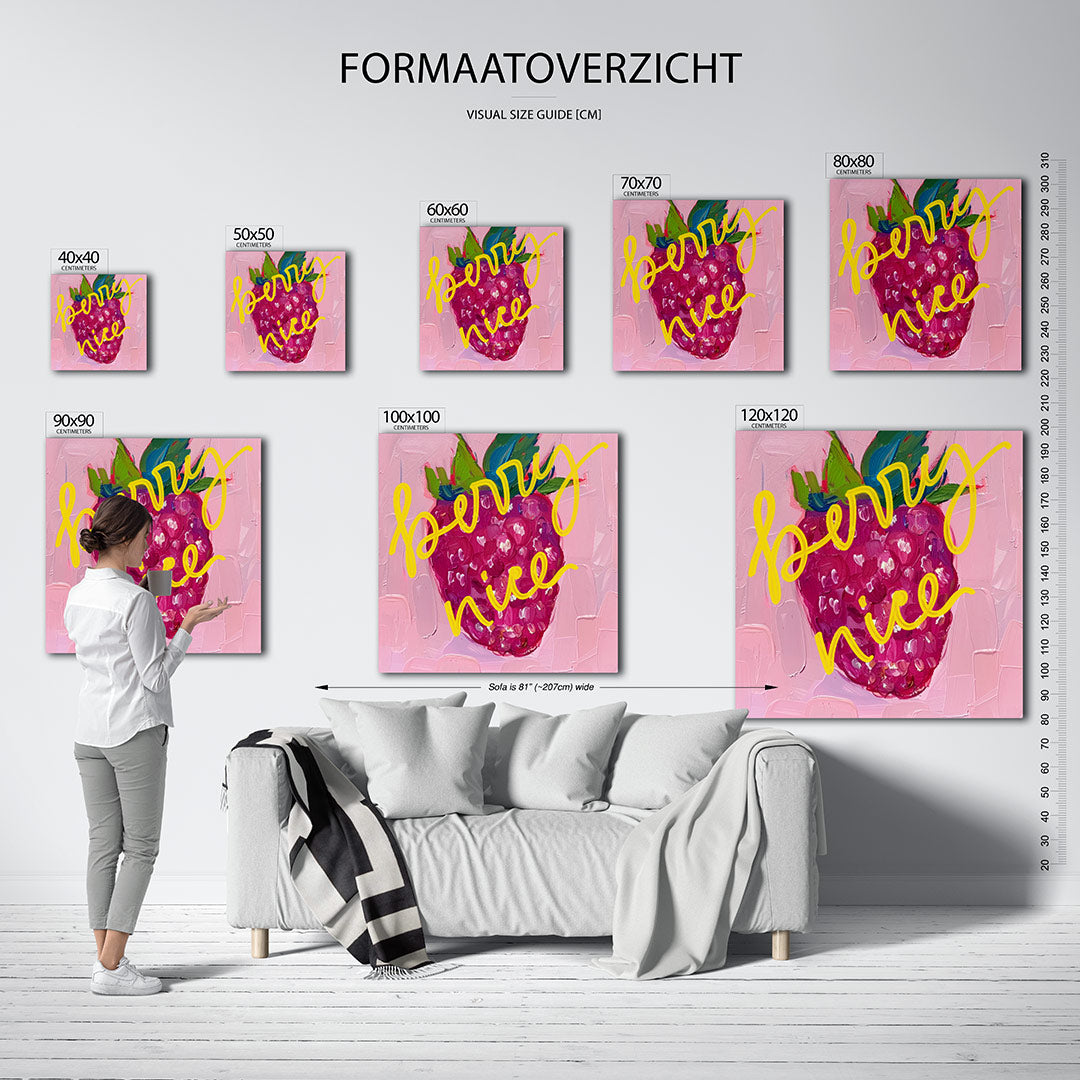 Vrolijke vruchten Kunstwerk