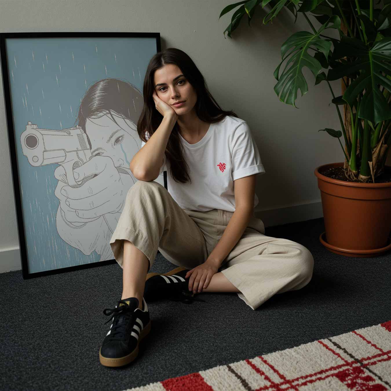 Vintage Stijl Emotionele Kracht Poster-WallArtistic