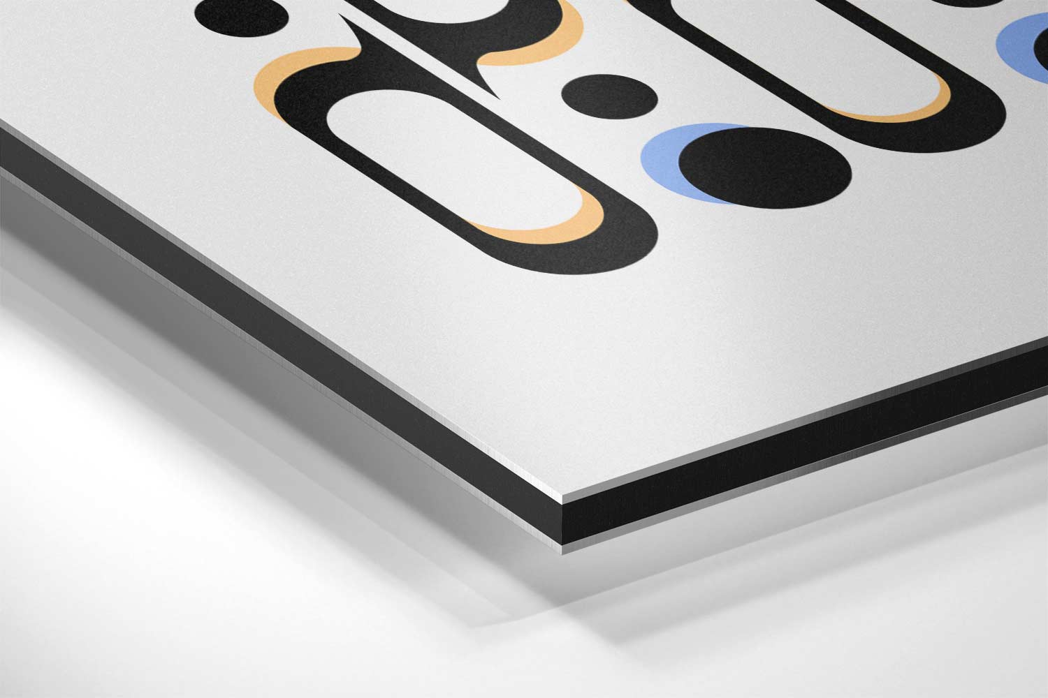Modern Grafisch Patroon Kunstwerk-canvas-dibond-plexiglas-wanddecoratie-WallArtistic