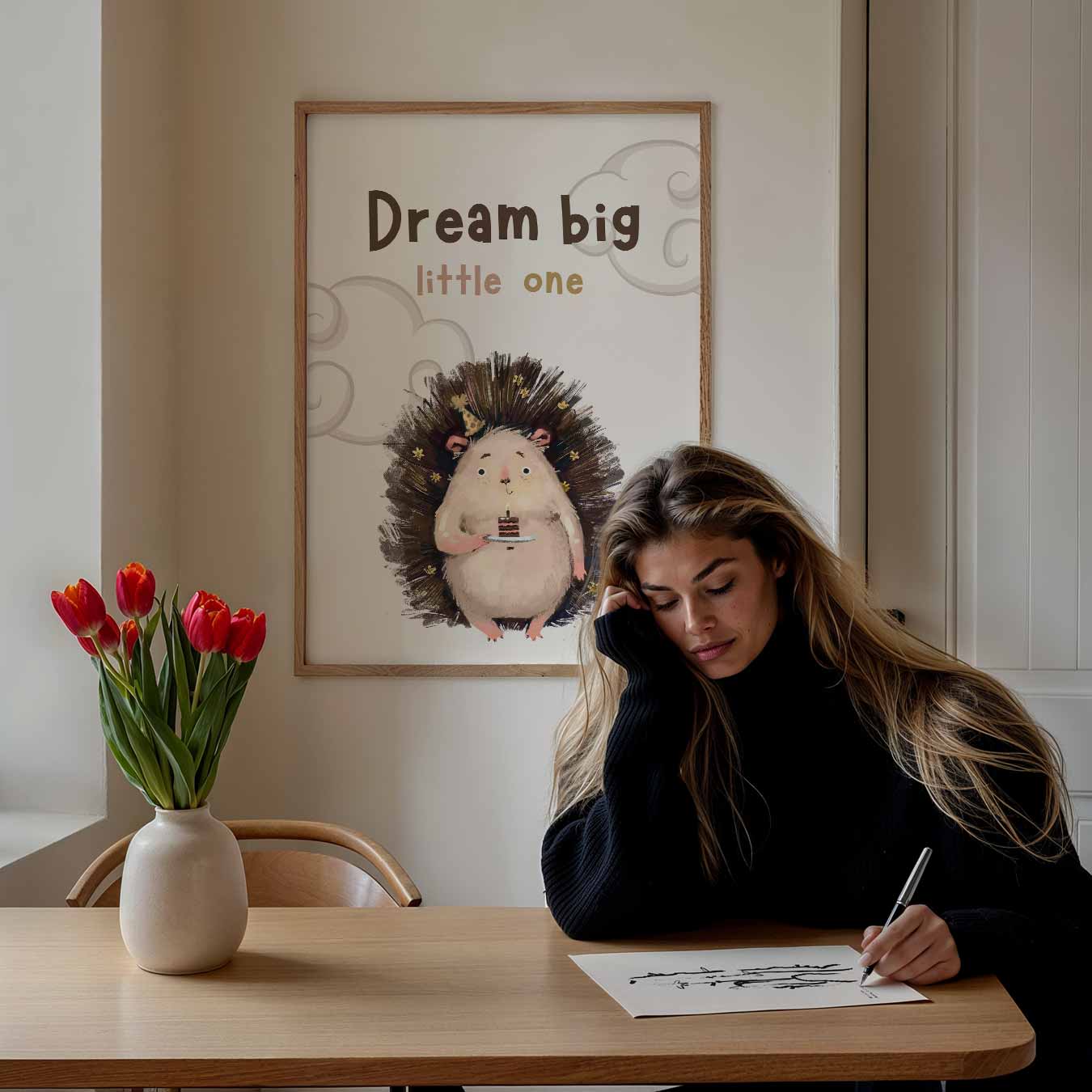 Droom Egel Poster-WallArtistic