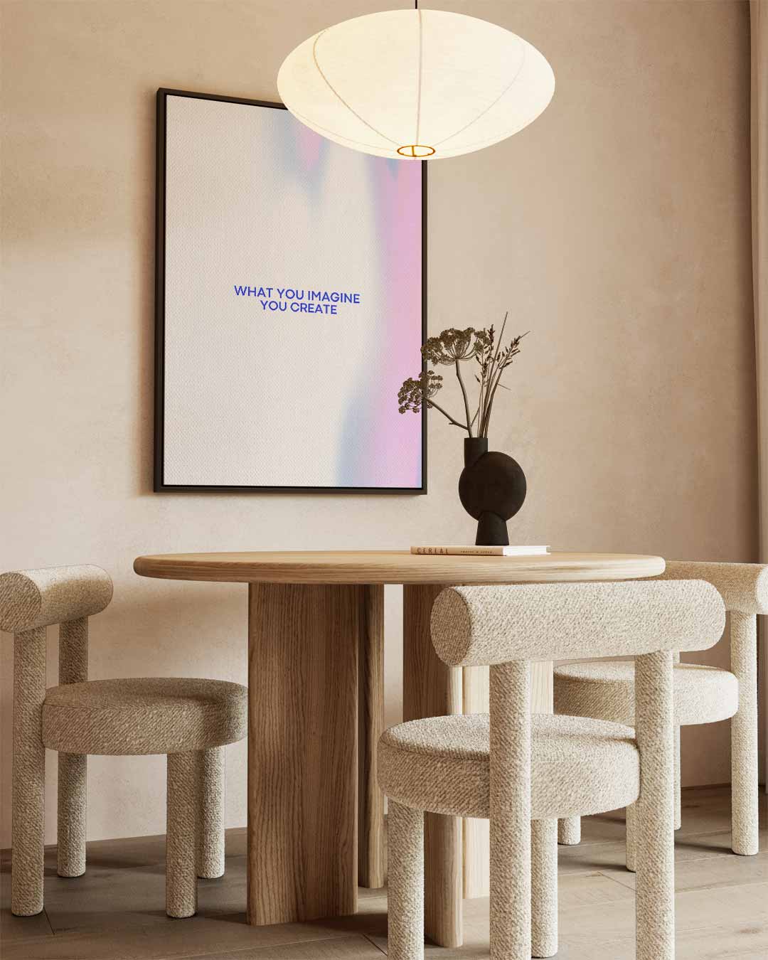 Dromerige Inspiratie Poster Kunstwerk-canvas-dibond-plexiglas-wanddecoratie-WallArtistic