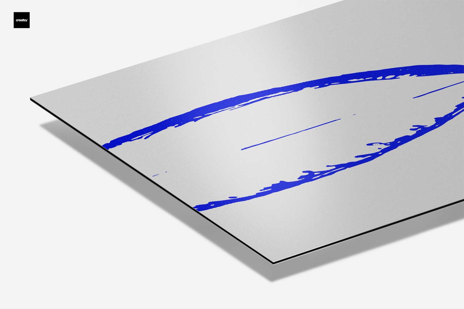 Blauwe Vleugelafdruk Kunstwerk-canvas-dibond-plexiglas-wanddecoratie-WallArtistic