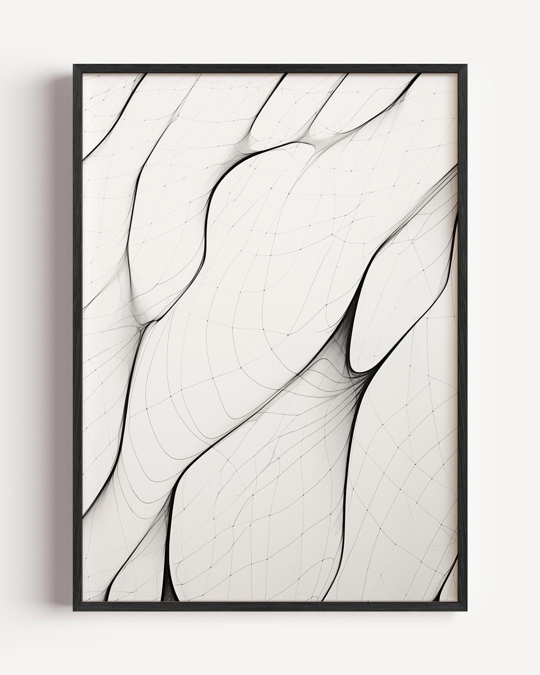 Abstracte Lijnen Kunstwerk Poster-WallArtistic