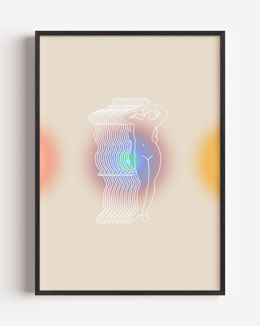 Moderne Femme Silhouette Poster-WallArtistic