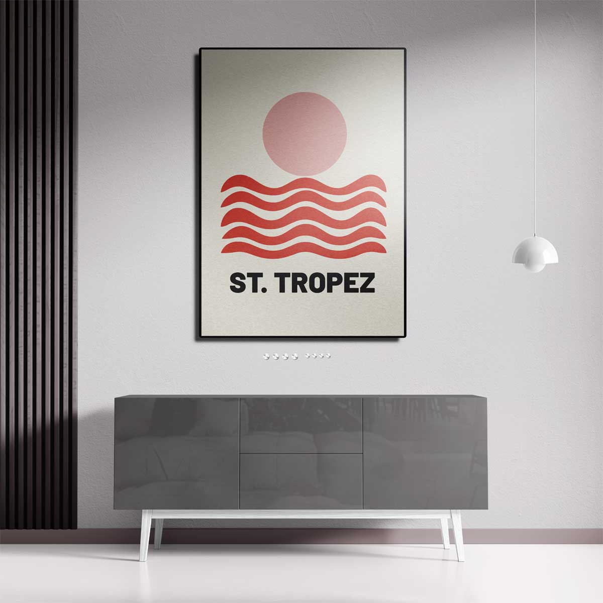 Zonnige St. Tropez Kunstwerk-canvas-dibond-plexiglas-wanddecoratie-WallArtistic