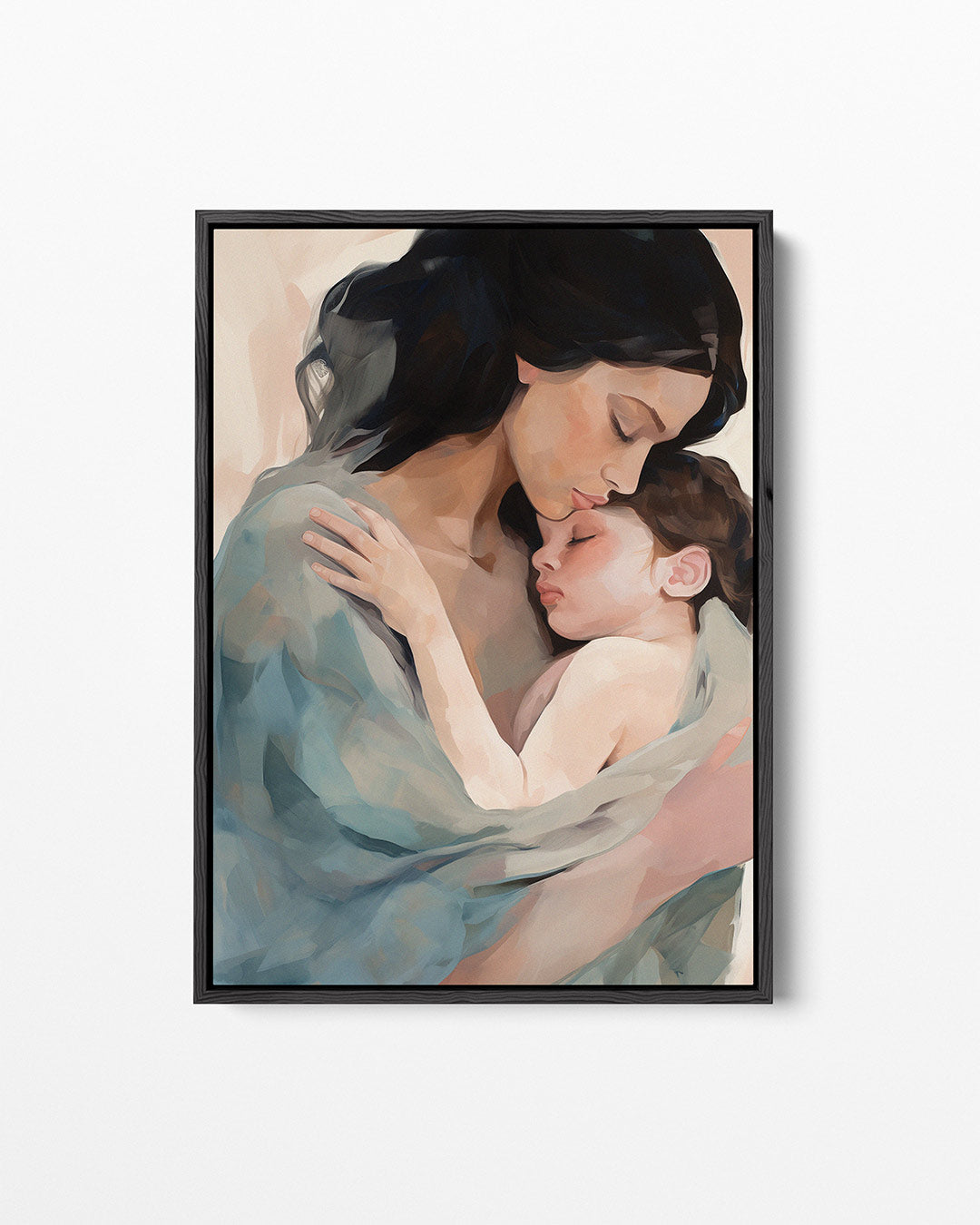 Tedere omhelzing Kunstwerk