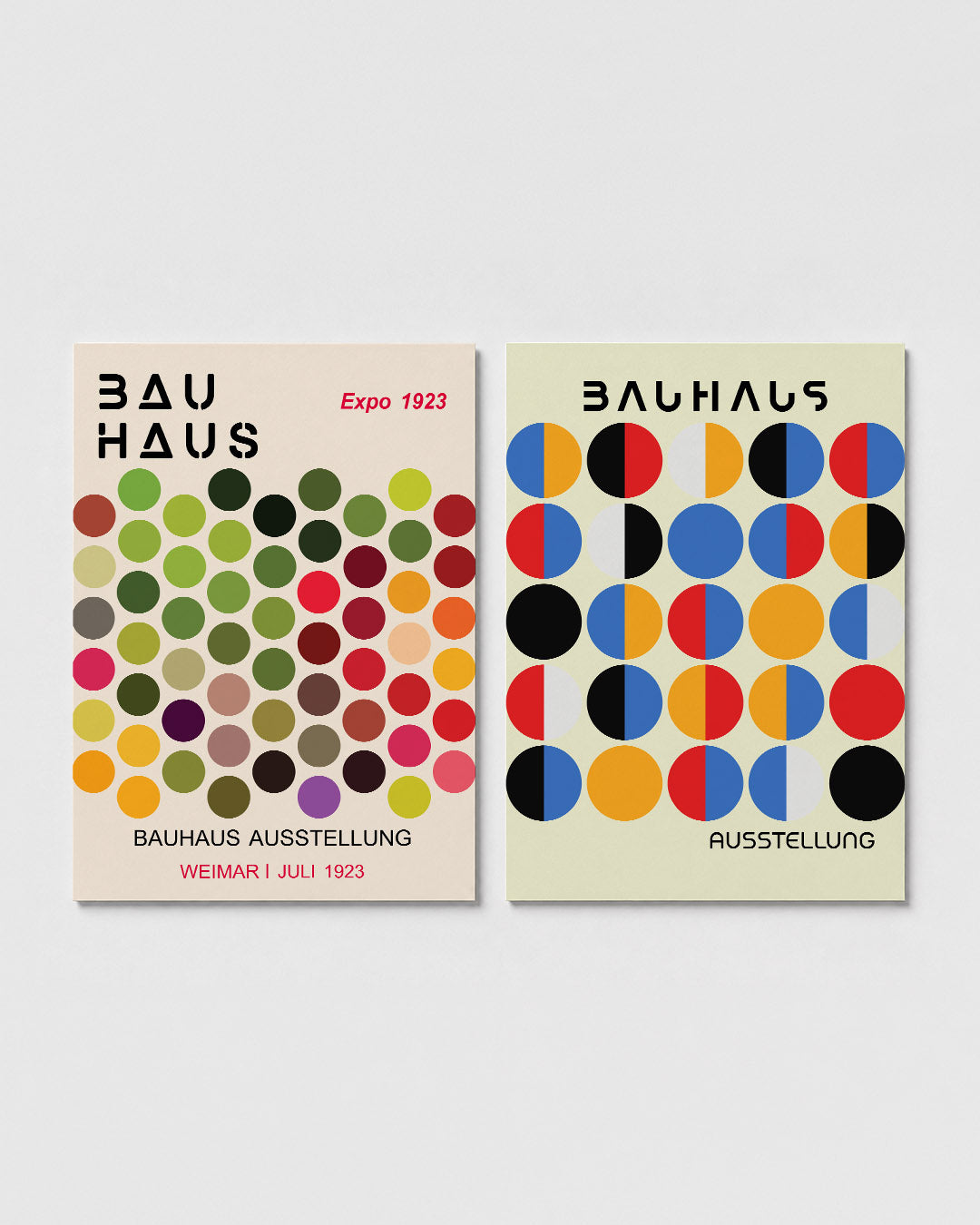 Kleurrijke cirkelpatronen Posterset