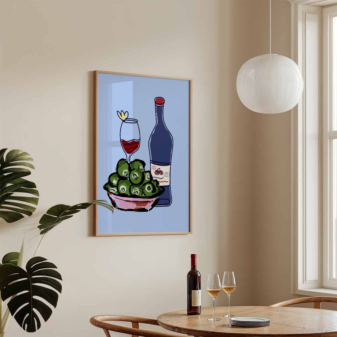 Gezellige Borrel Avond Poster-WallArtistic