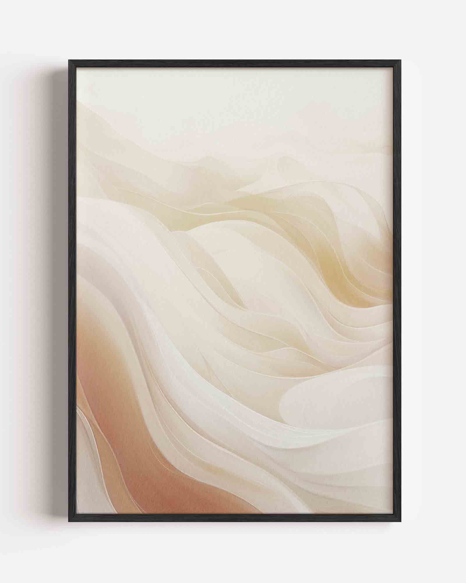 Golvende lijnen Poster
