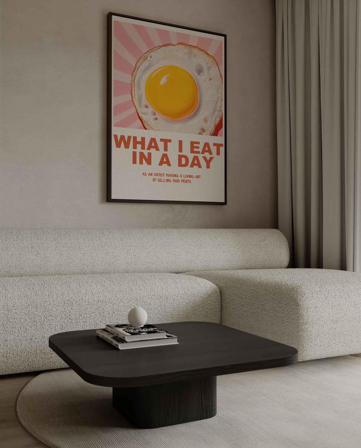 Sunny Side Up Delight Kunstwerk-canvas-dibond-plexiglas-wanddecoratie-WallArtistic