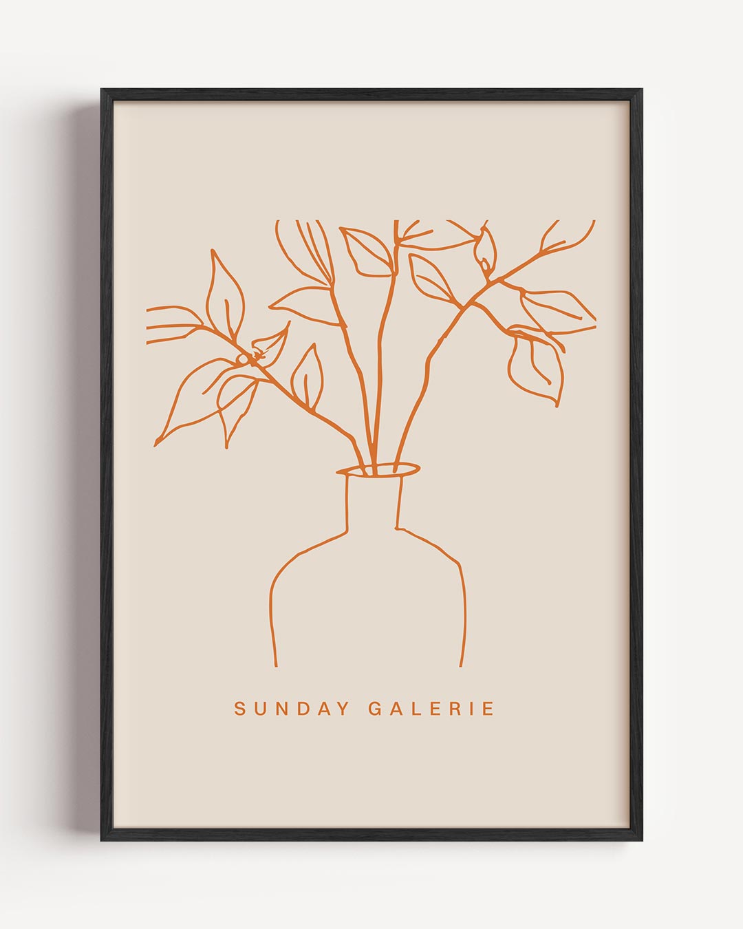 Botanische Vaas Poster-WallArtistic