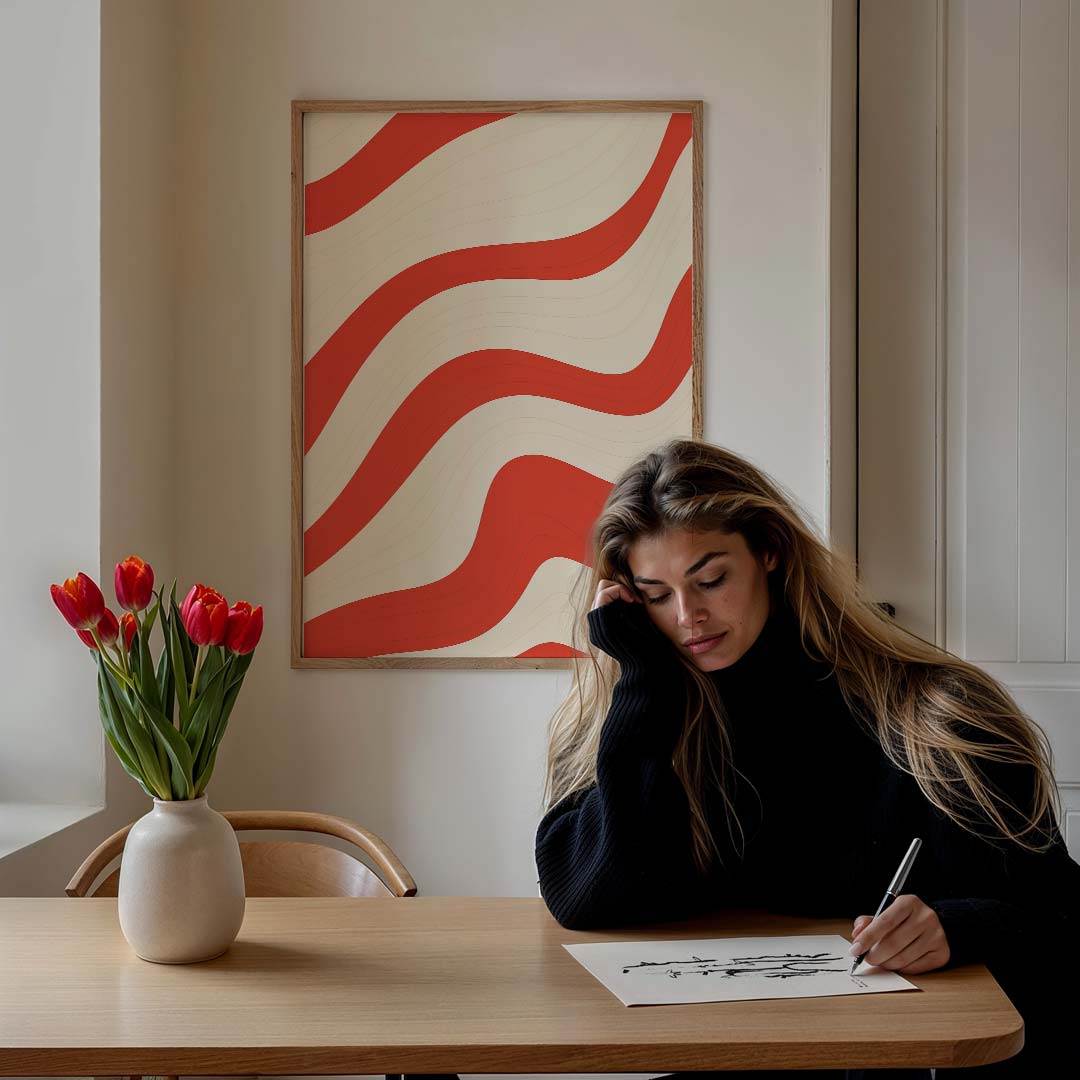 Waving Diva Poster-WallArtistic