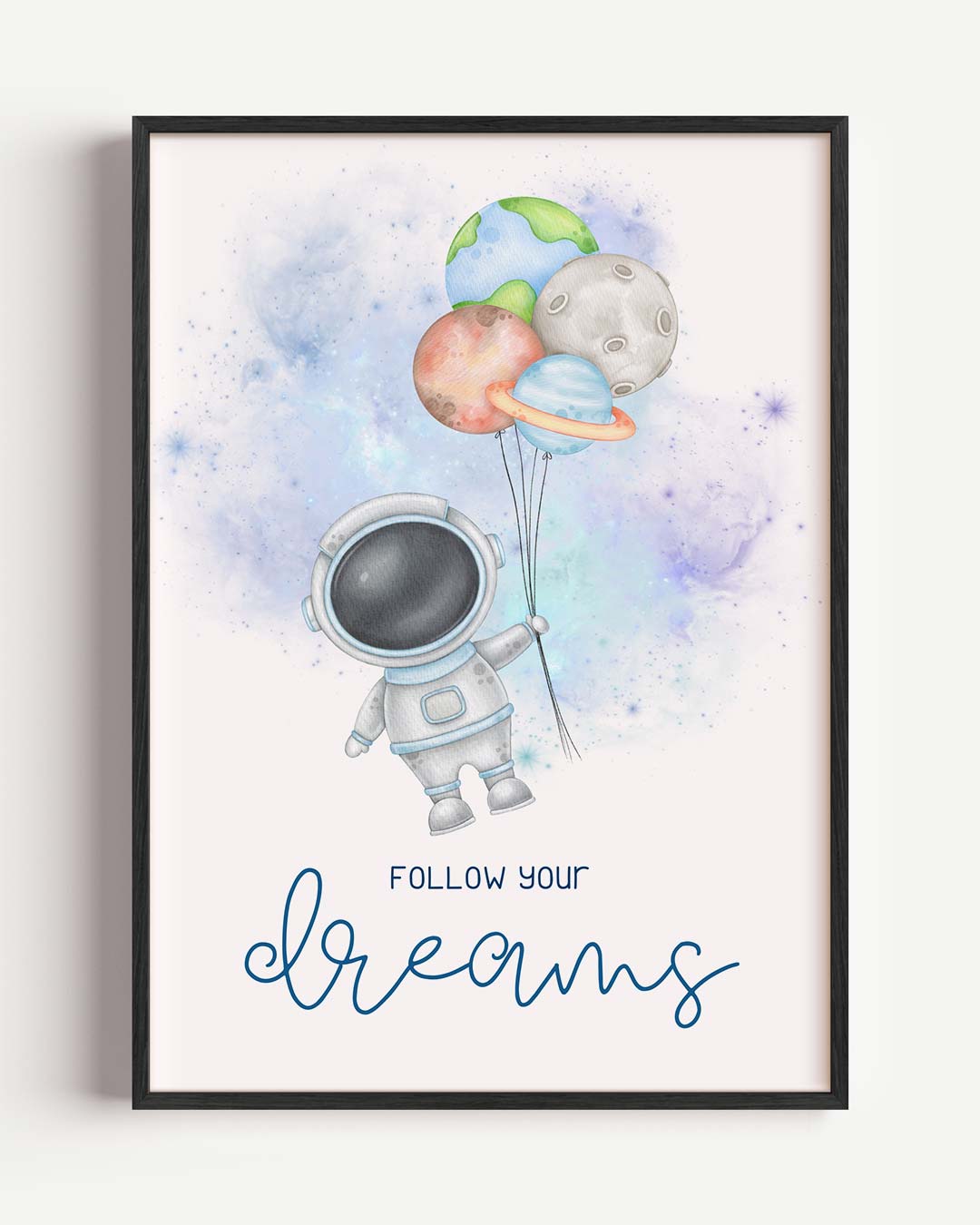 Dromerige Astronauten Poster-WallArtistic