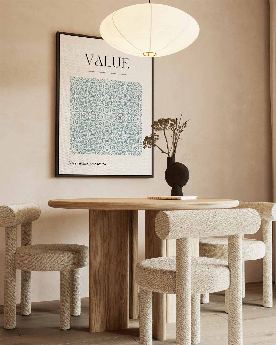 Inspirerende Waardeposter Kunstwerk-canvas-dibond-plexiglas-wanddecoratie-WallArtistic