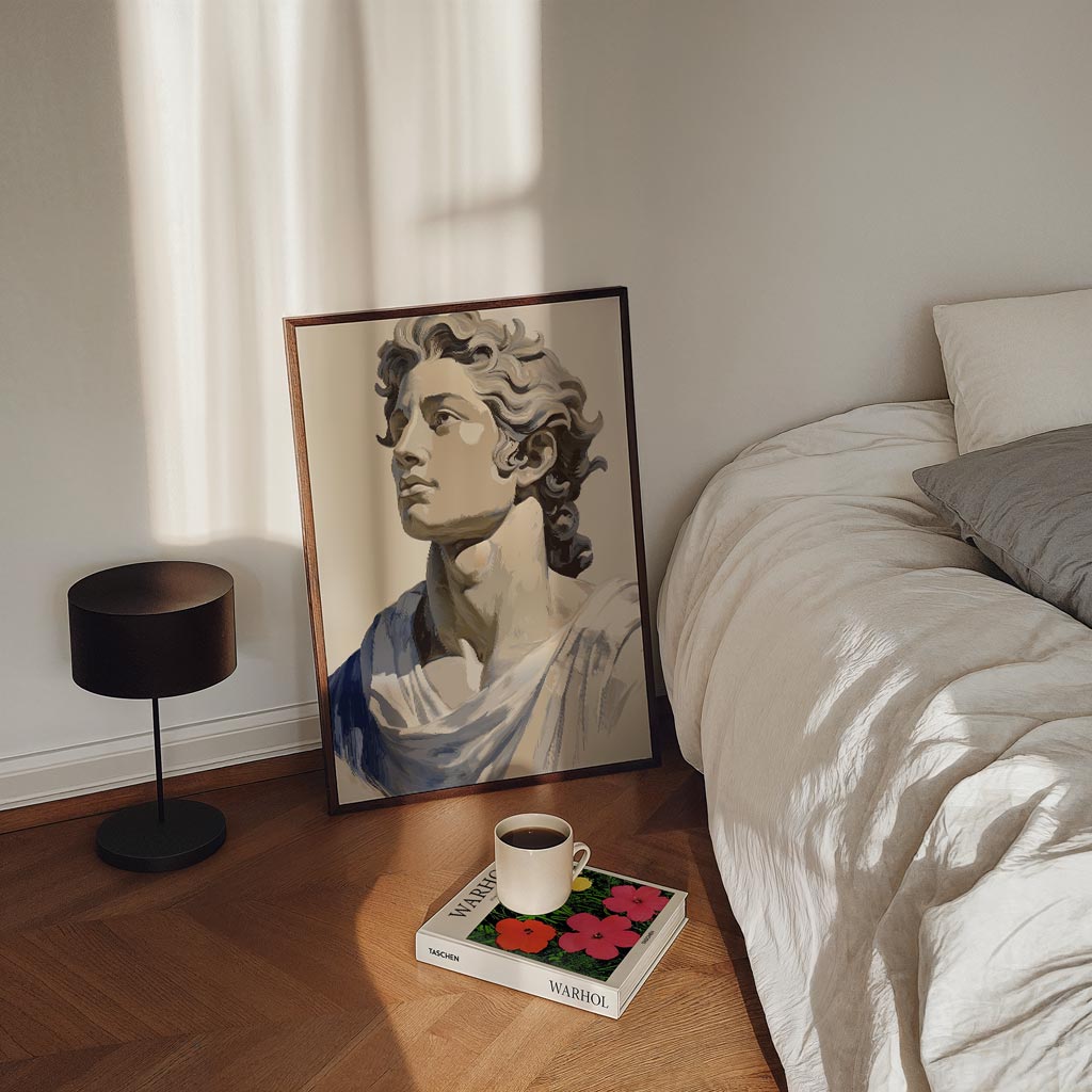 Klassieke Elegantie in Moderne Kunst Poster-WallArtistic