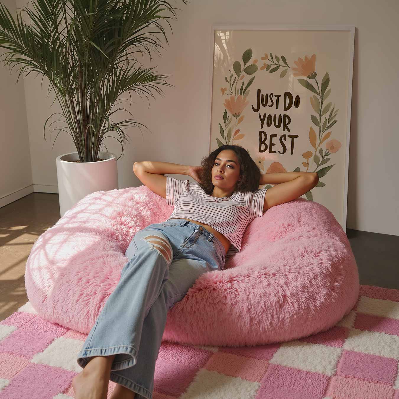Just Do Your Best Poster-WallArtistic