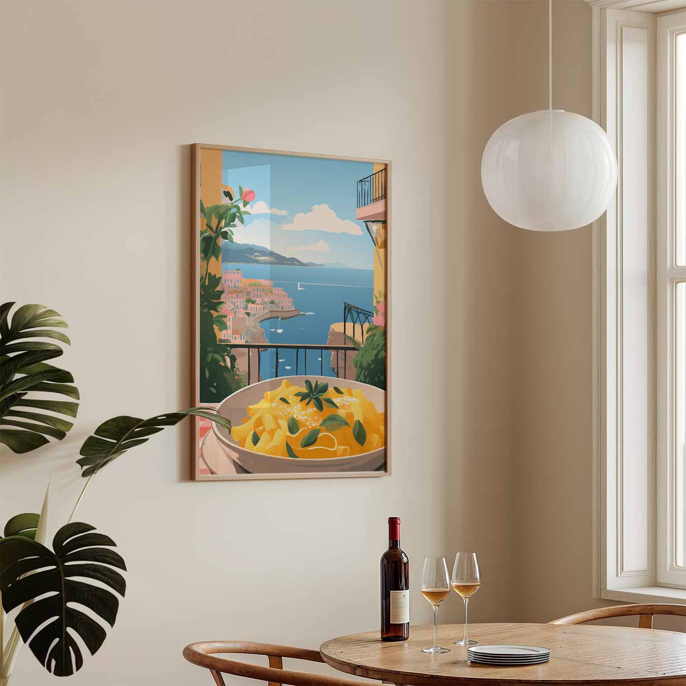 Mediterrane Pracht aan de Muur Poster-WallArtistic