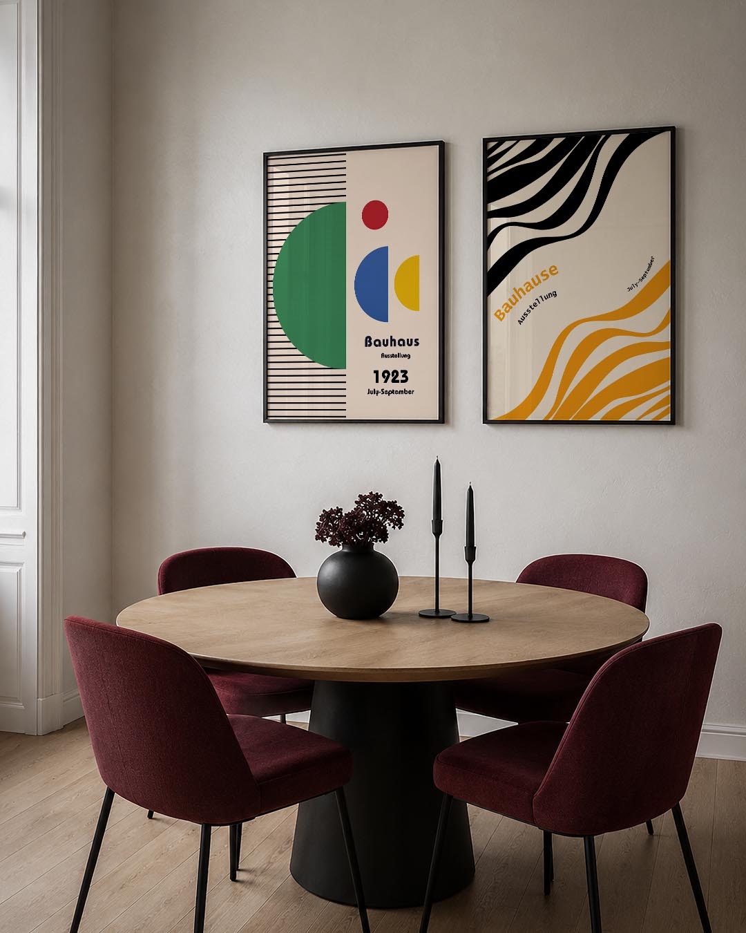 Vormen en kleurvlakken Posterset