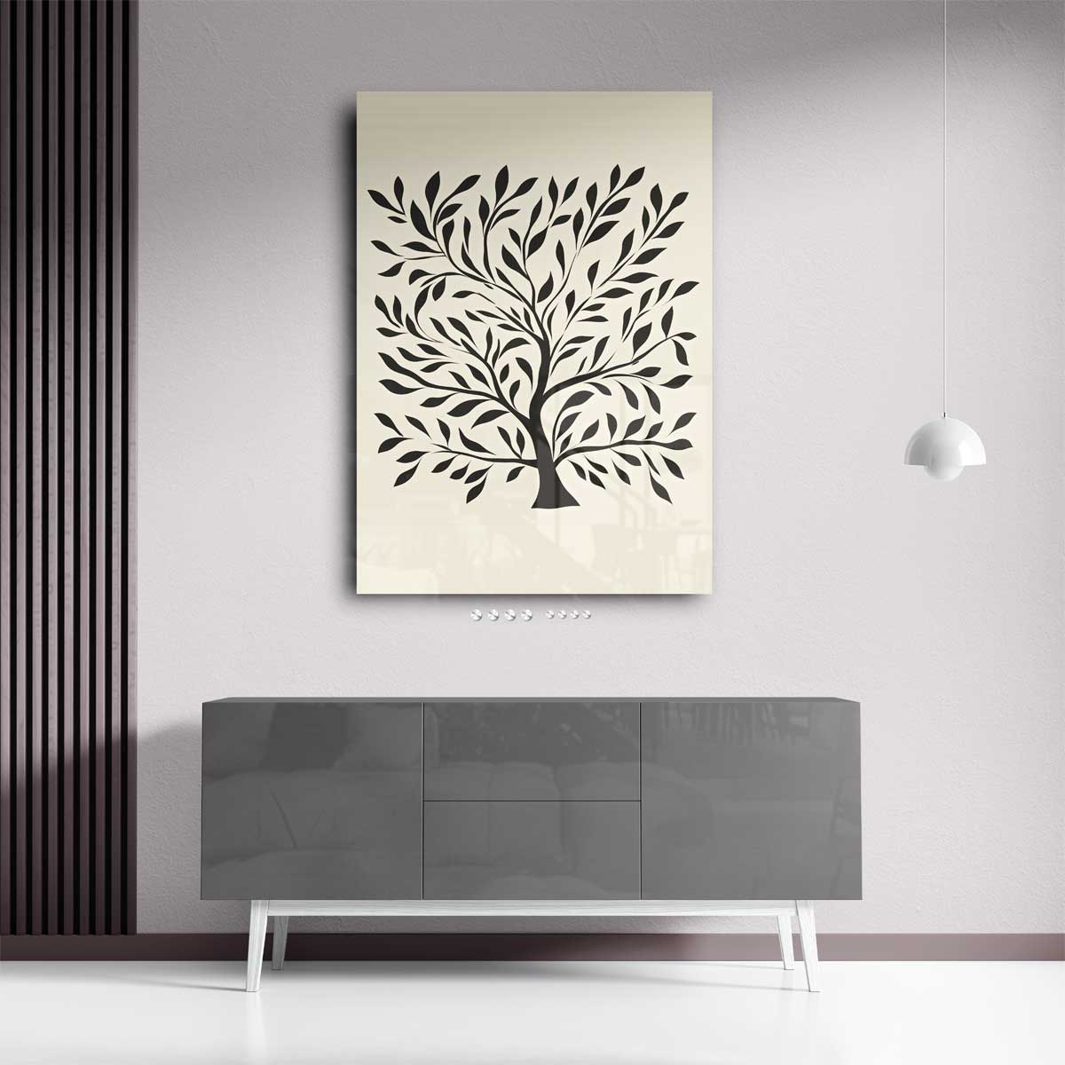 Boom van Sereniteit Kunstwerk-canvas-dibond-plexiglas-wanddecoratie-WallArtistic