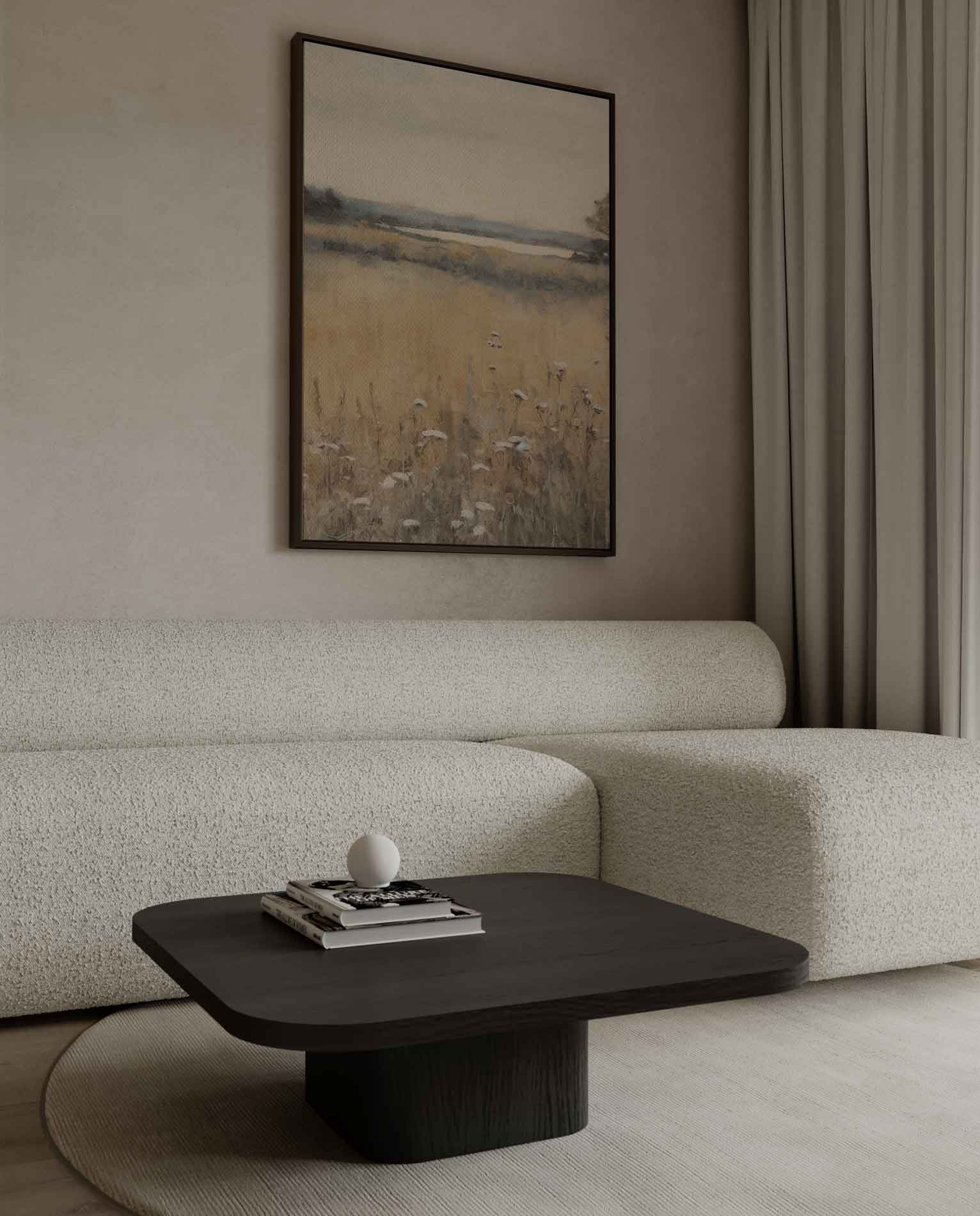 Rustieke Veldbloemen in de Herfst Kunstwerk-canvas-dibond-plexiglas-wanddecoratie-WallArtistic
