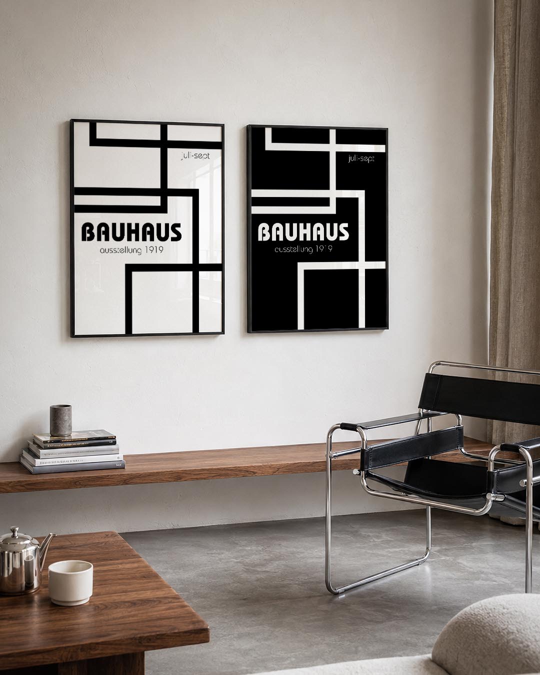 Lijnen en vlakken Posterset
