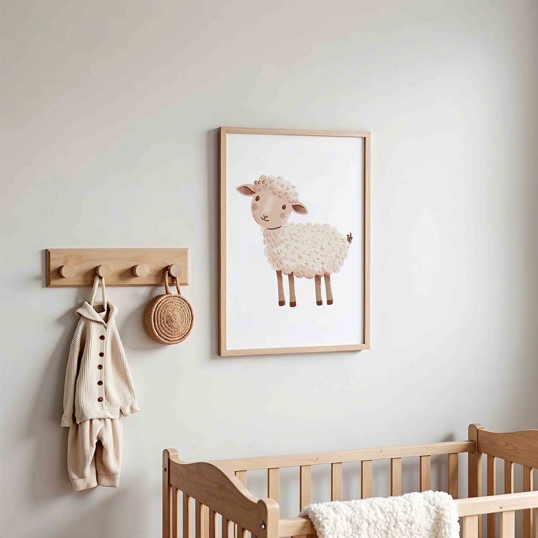 Schattig schaap Poster