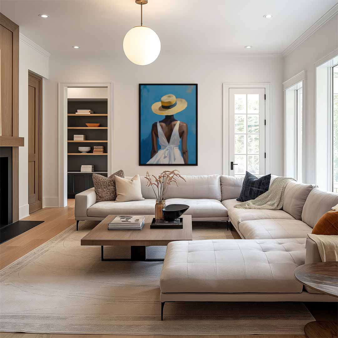 Zonsondergang Zomer Vibes Kunstwerk-canvas-dibond-plexiglas-wanddecoratie-WallArtistic