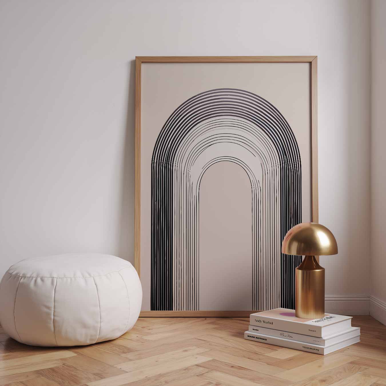 Moderne Boog Abstract Poster
