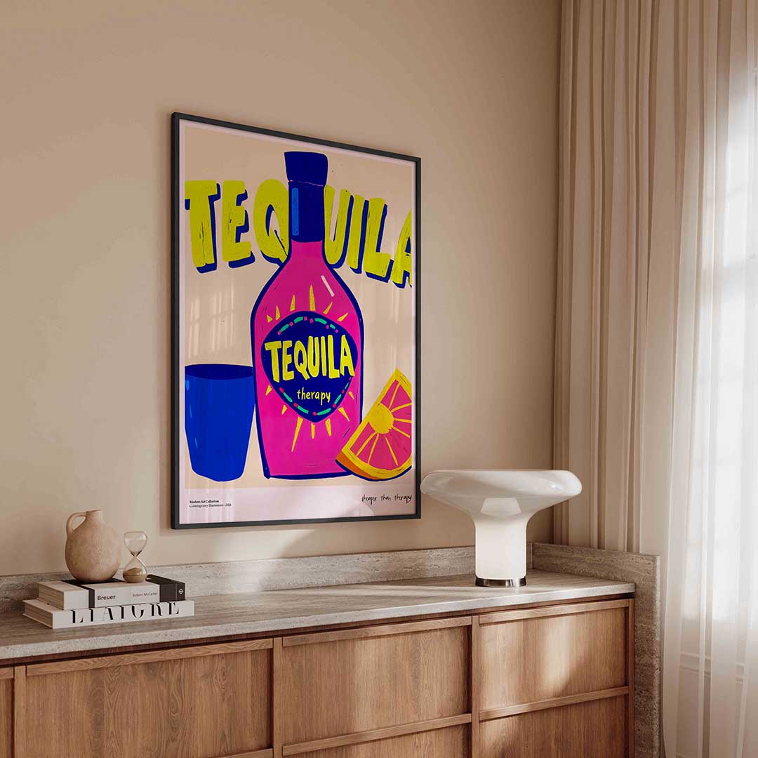 Tequila fles Poster