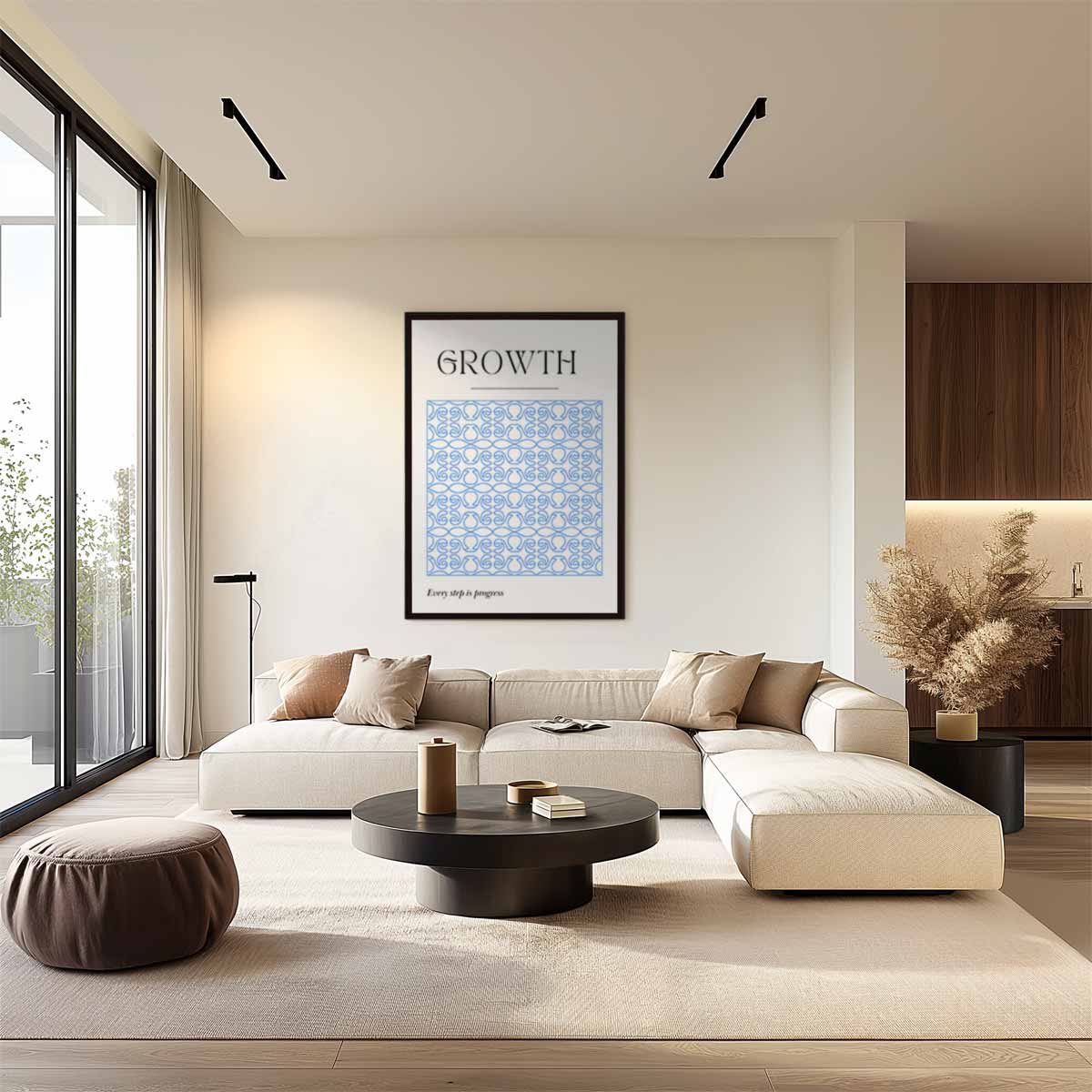 Groei Patroon Kunstwerk Kunstwerk-canvas-dibond-plexiglas-wanddecoratie-WallArtistic