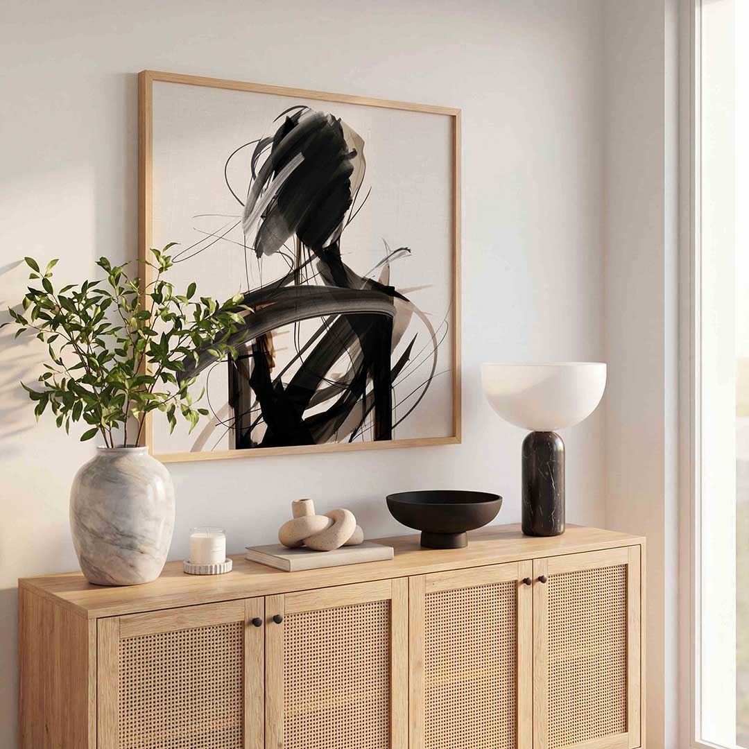Abstracte figuur Poster