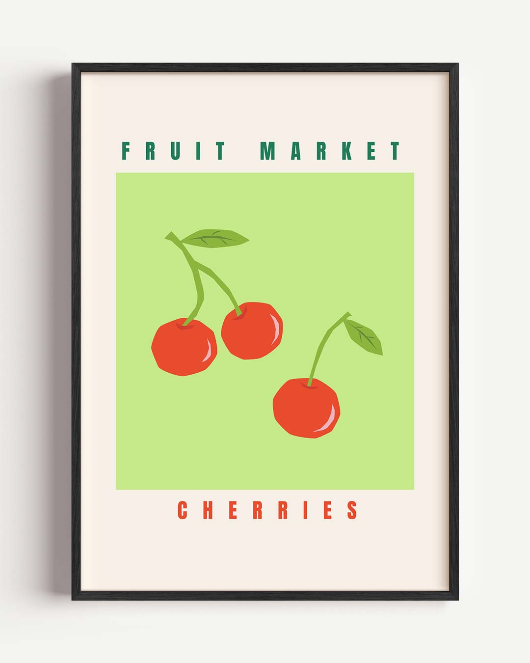 Fruitsige Kersen Poster